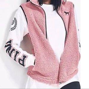 PINK Victoria’s Secret Sherpa Vest